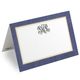 Blue Moire Personalized Place Cards Image 1 of 2